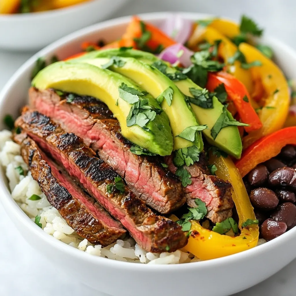 Chili Lime Steak Fajita Bowls Fresh and Flavorful Meal