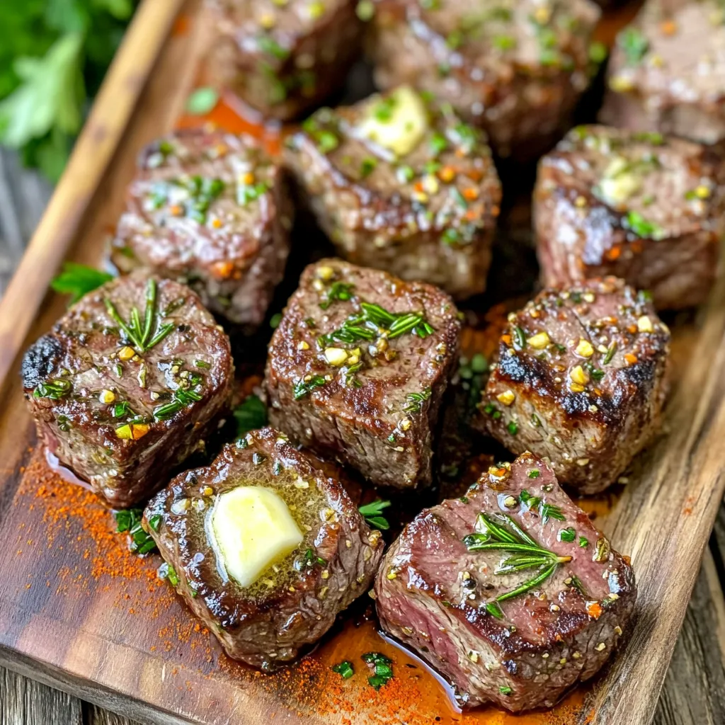 Air Fryer Garlic Butter Steak Bites Tasty and Simple Dish