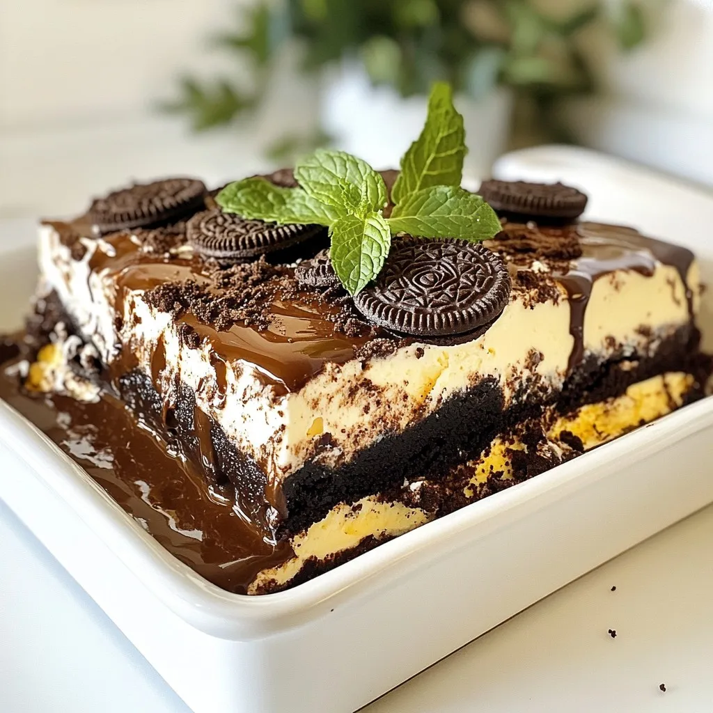 Chocolate Oreo Icebox Cake Delightful No-Bake Treat