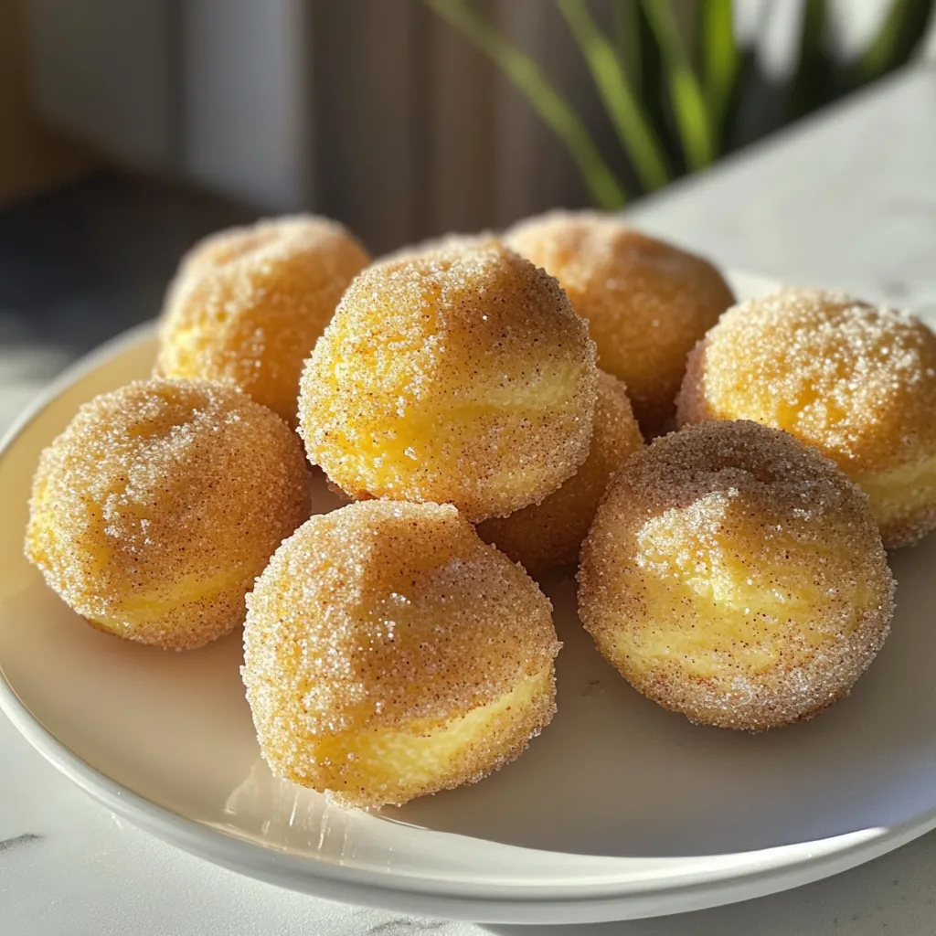 Air Fryer Cinnamon Sugar Donut Holes Delight