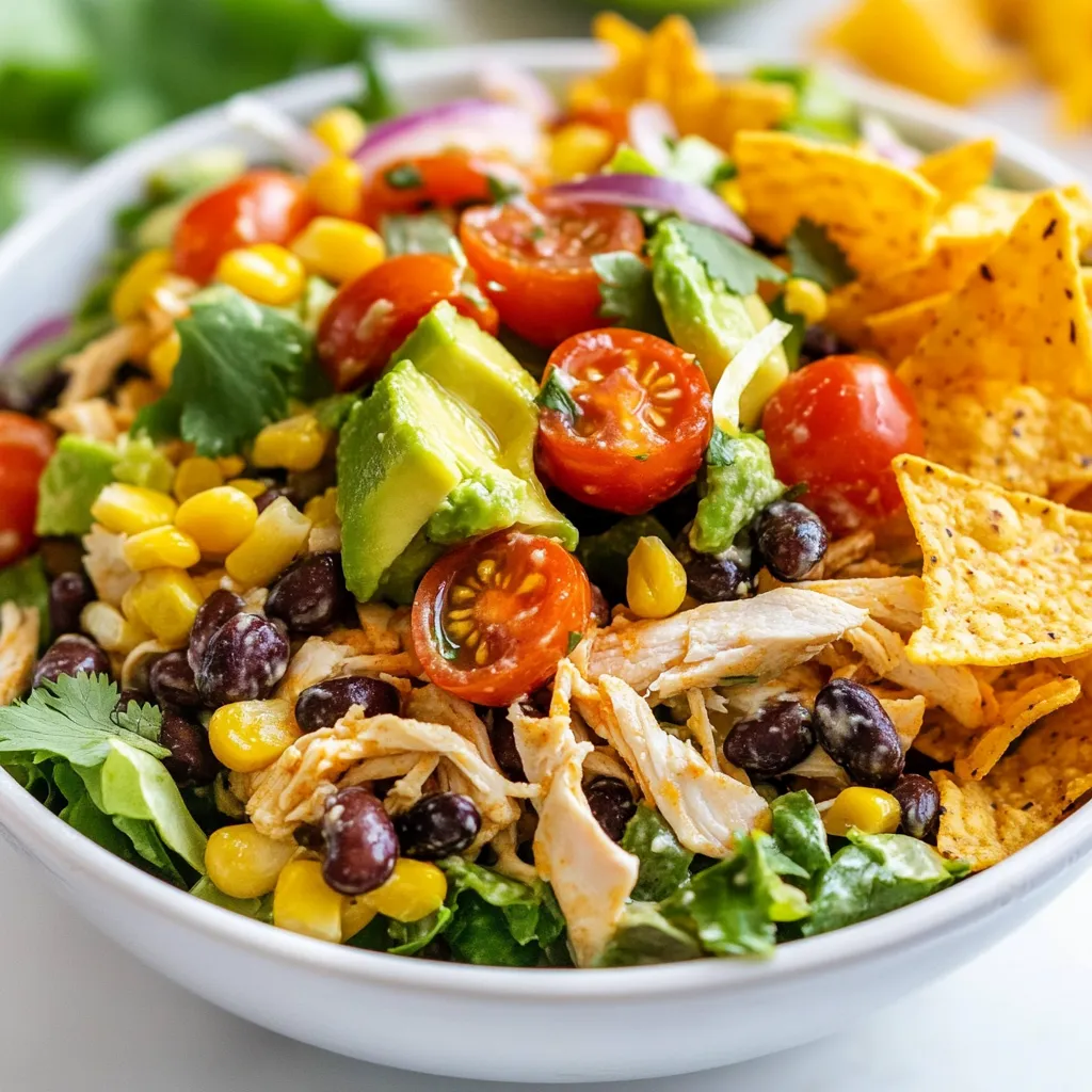 Healthy Taco Chicken Salad Simple and Tasty Recipe