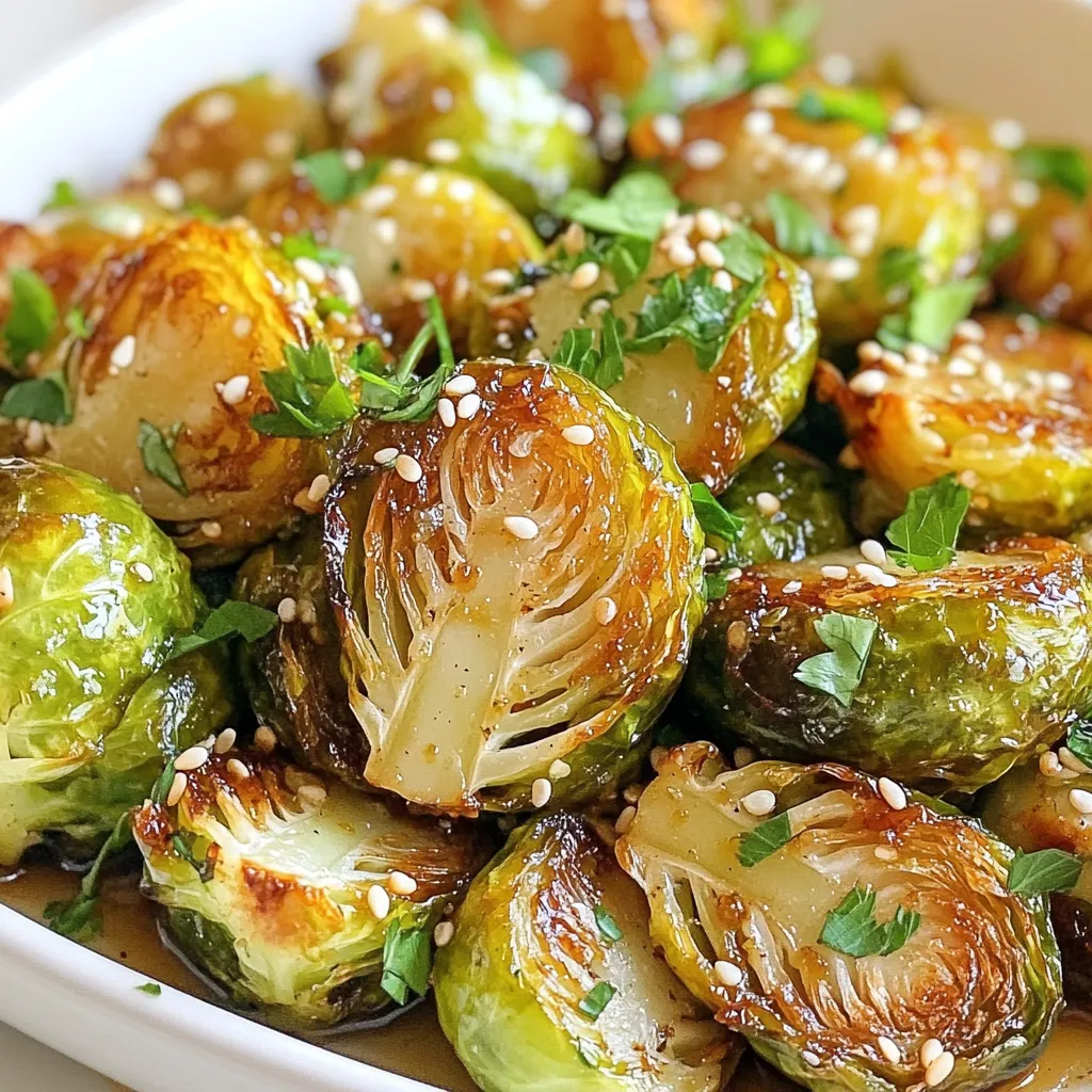 Crispy Honey Garlic Brussels Sprouts Easy Recipe Guide