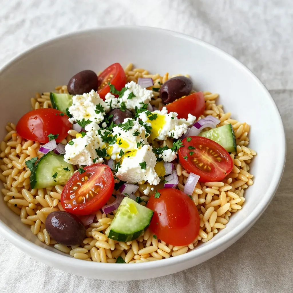 Greek Orzo Salad Fresh and Flavorful Recipe Guide