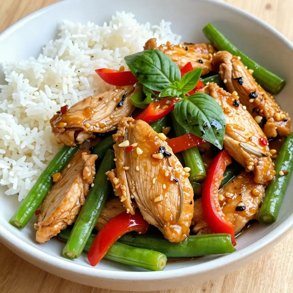 Thai Basil Chicken Stir-Fry Flavorful Quick Meal