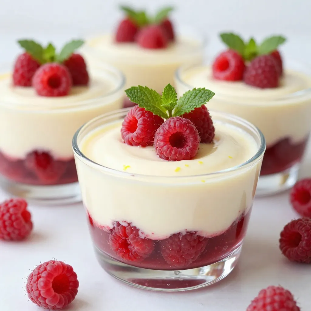 Raspberry Lemon Cheesecake Mousse Delightful Treat