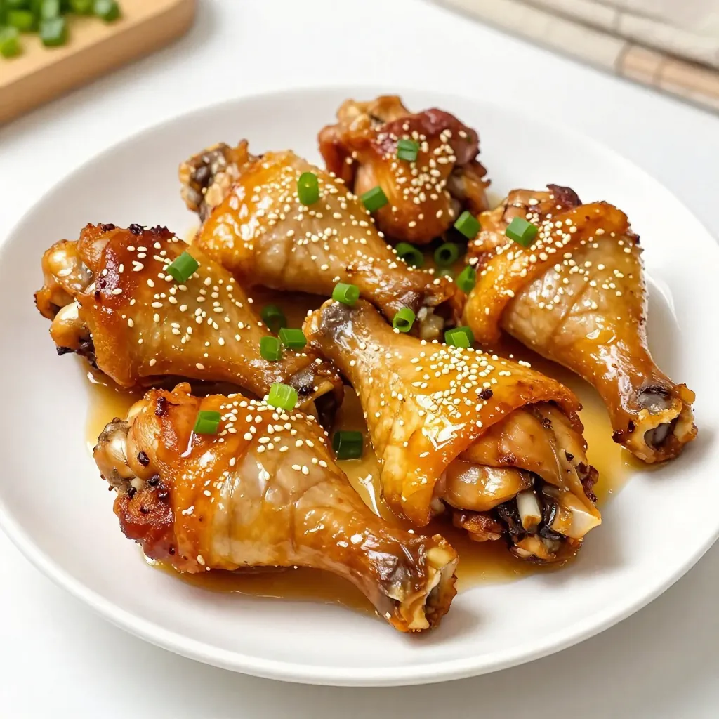 Honey Garlic Chicken Drumsticks Flavorful and Easy Recipe