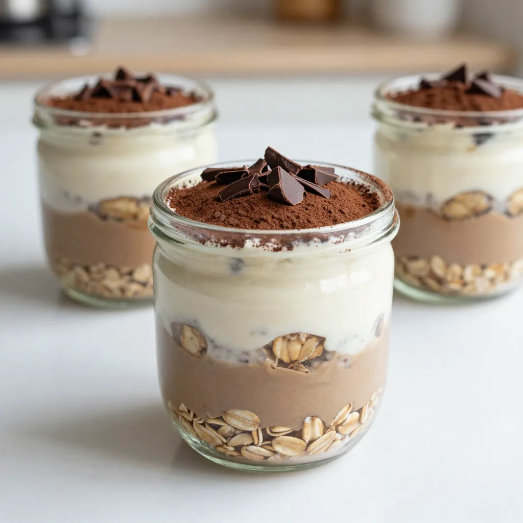 Tiramisu Overnight Oats Simple and Flavorful Recipe