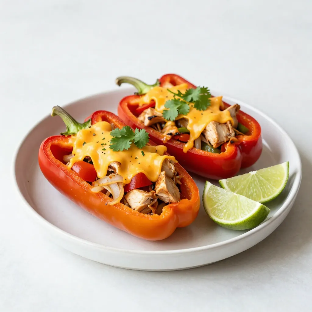 Chicken Fajita Stuffed Peppers Flavorful and Easy Meal