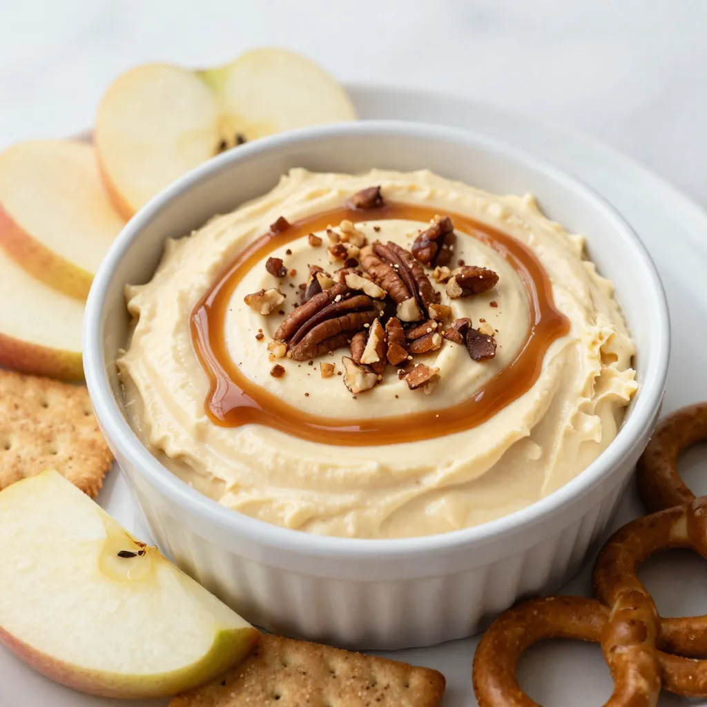 Caramel Pecan Cheesecake Dip Rich and Creamy Delight