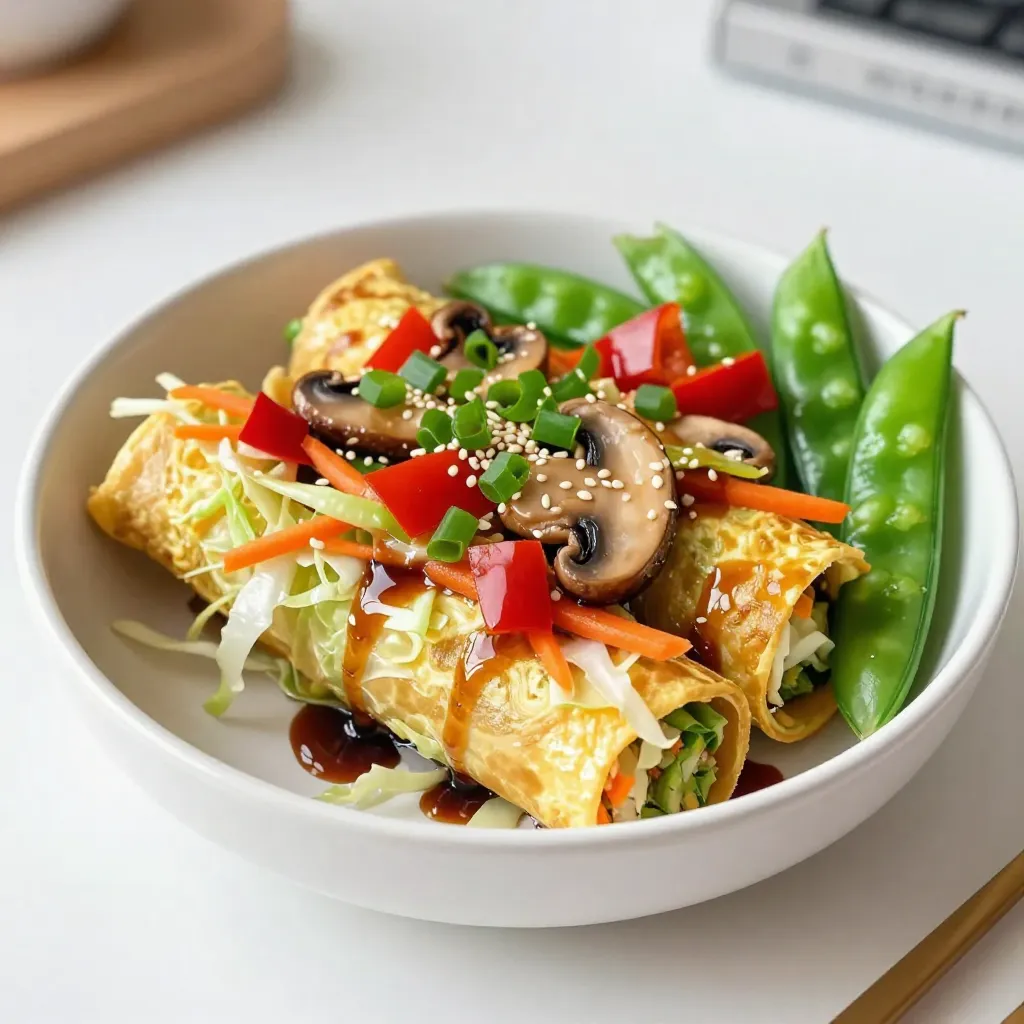Veggie Loaded Egg Roll in a Bowl Tasty Quick Meal