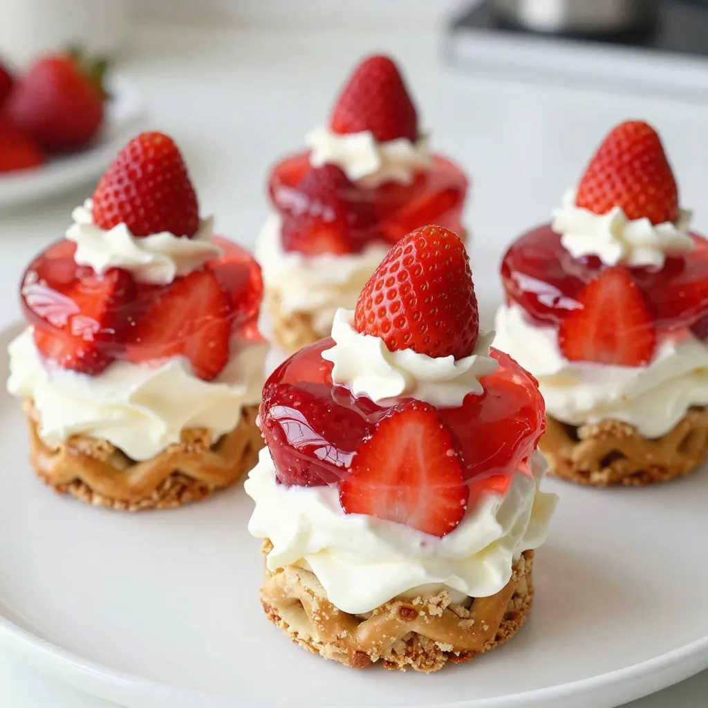 Strawberry Pretzel Salad Cups Delightful Sweet Treat