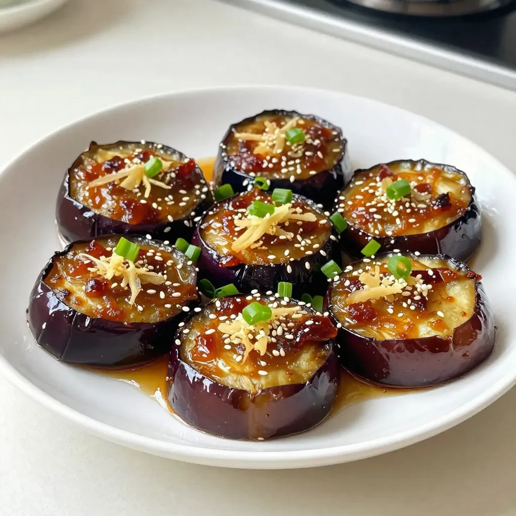 Miso Ginger Glazed Eggplant Savory and Simple Recipe