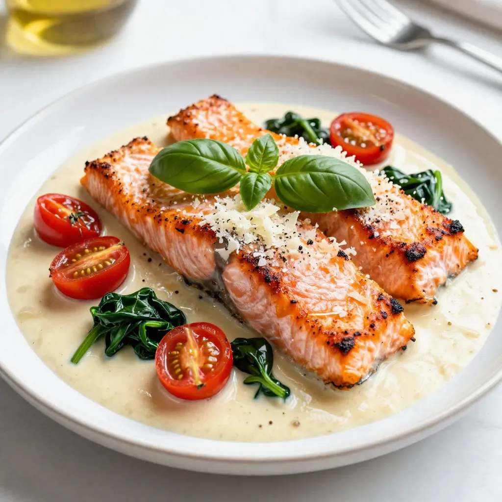 Creamy Tuscan Salmon Flavorful and Easy Dinner Recipe