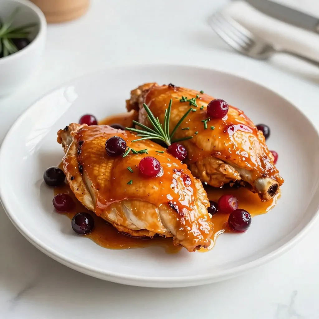 Cranberry Orange Glazed Chicken Savory and Simple Dish