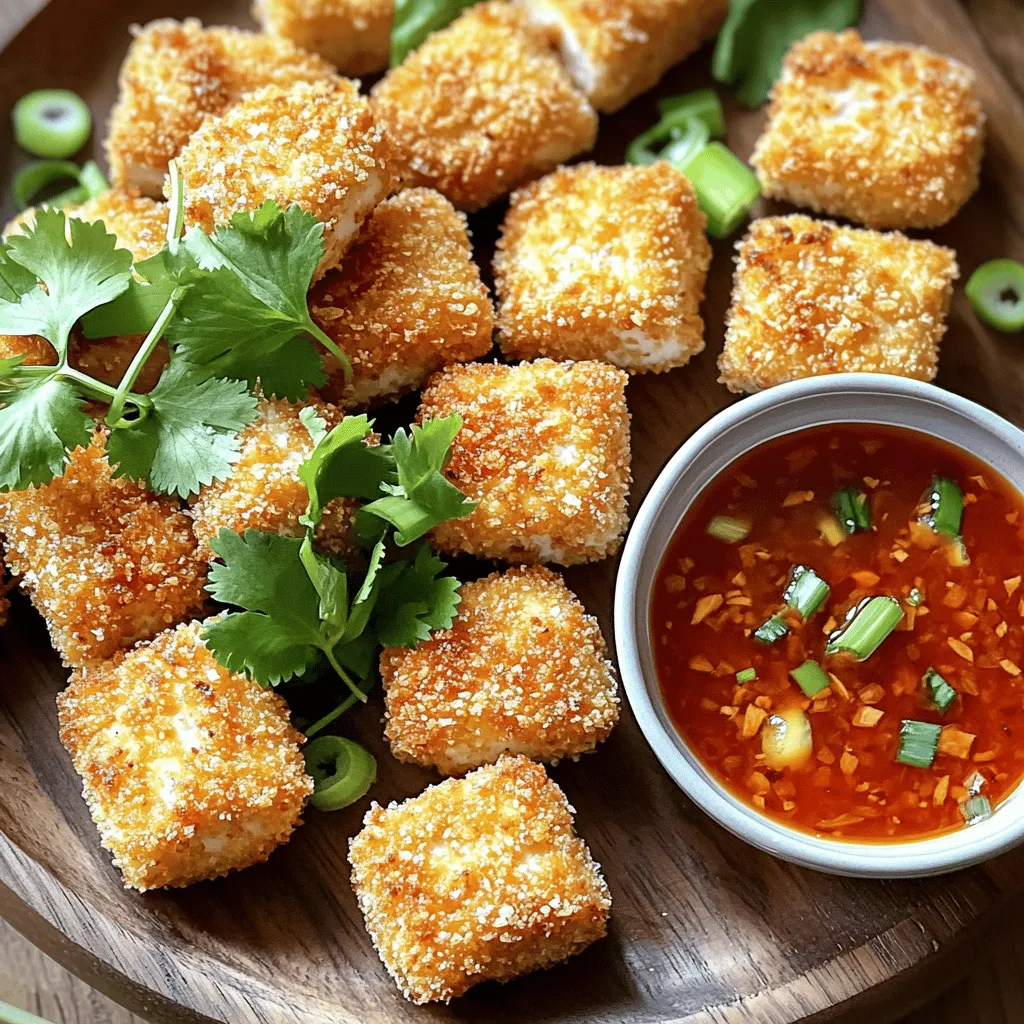 Crispy Air Fryer Tofu Nuggets Quick and Easy Recipe