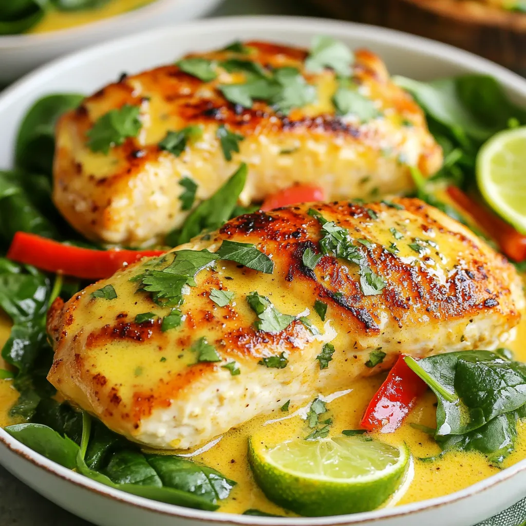 Creamy Coconut Lime Chicken Flavorful and Simple Dish