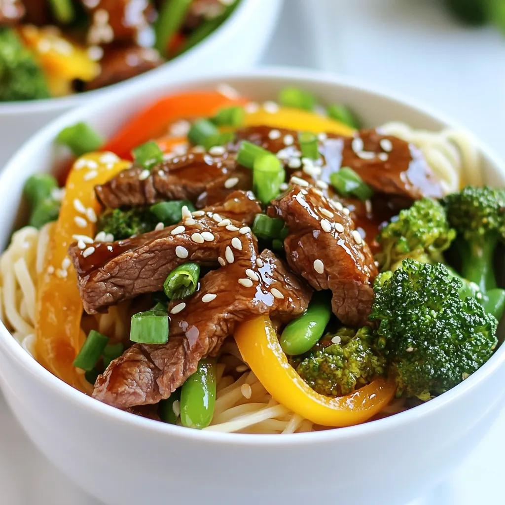 Teriyaki Beef Noodle Bowls Flavorful and Simple Recipe