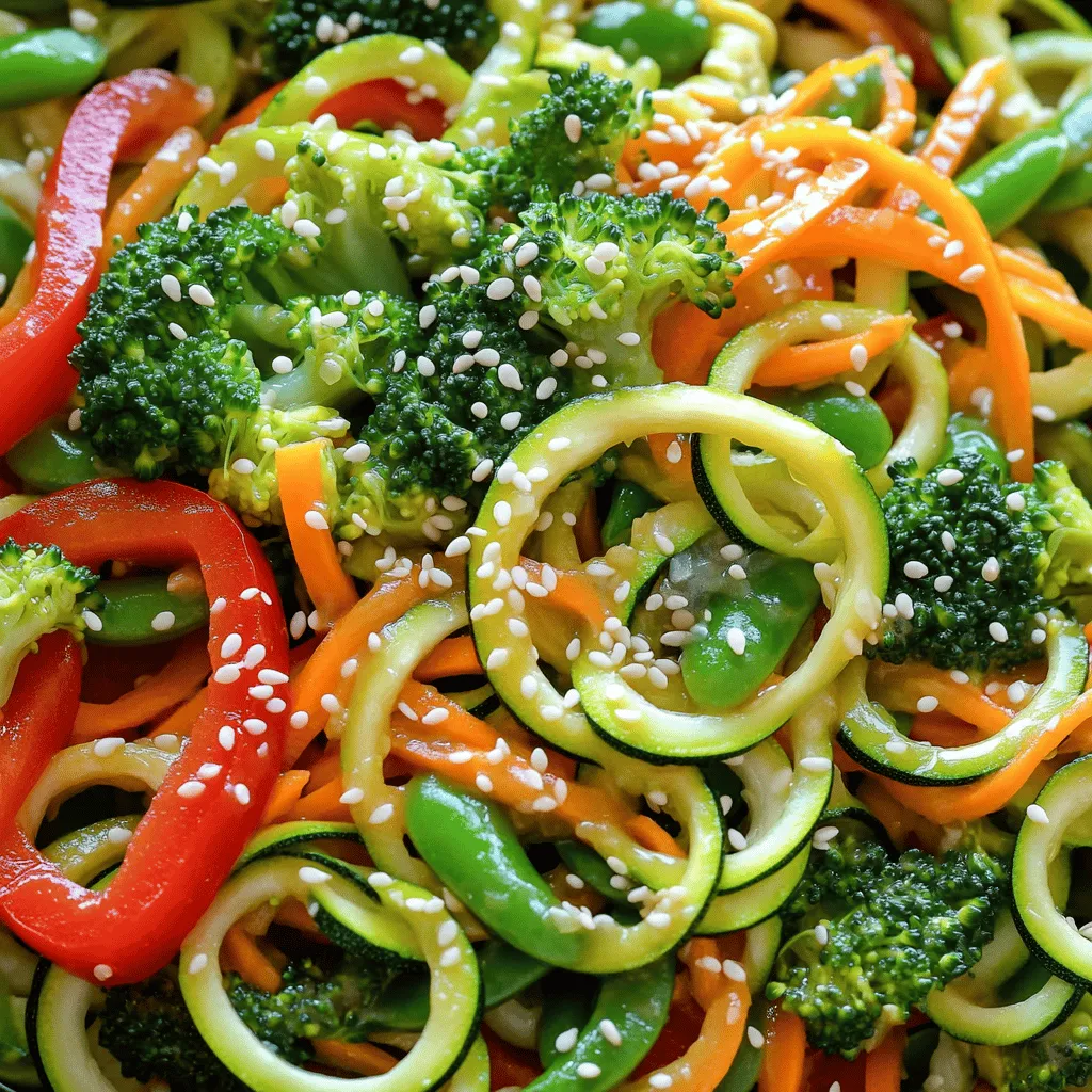 Zucchini Noodle Stir Fry Easy and Flavorful Meal