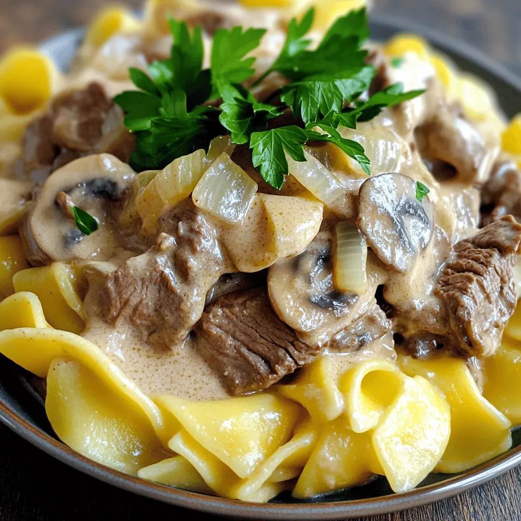 Easy Beef Stroganoff Comforting Dinner Made Simple