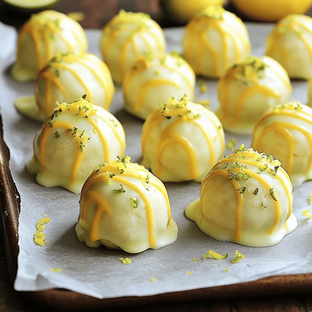Lemon-Lime Sugar Cookie Truffles Delightful Treats