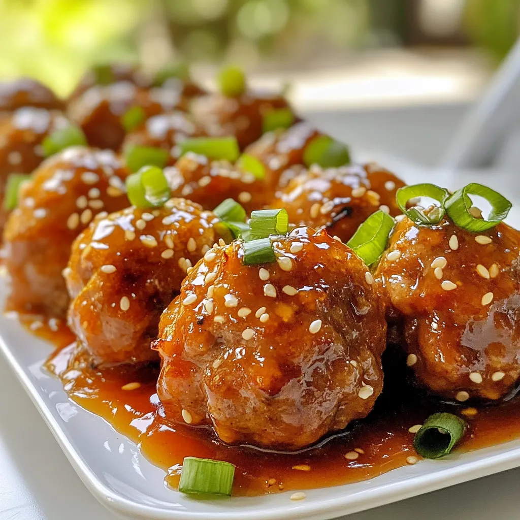 Honey Garlic Glazed Meatballs Savory and Easy Recipe