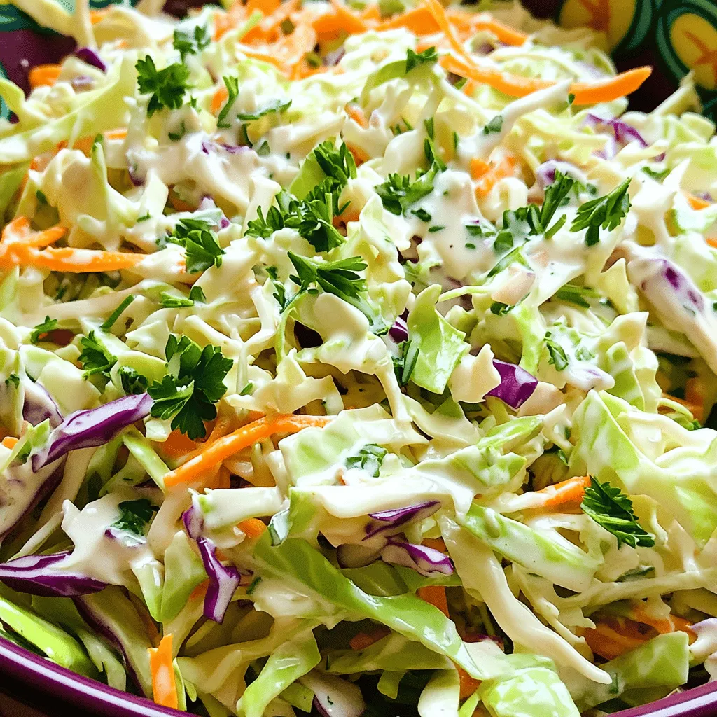 Classic Coleslaw Deliciously Refreshing Side Dish