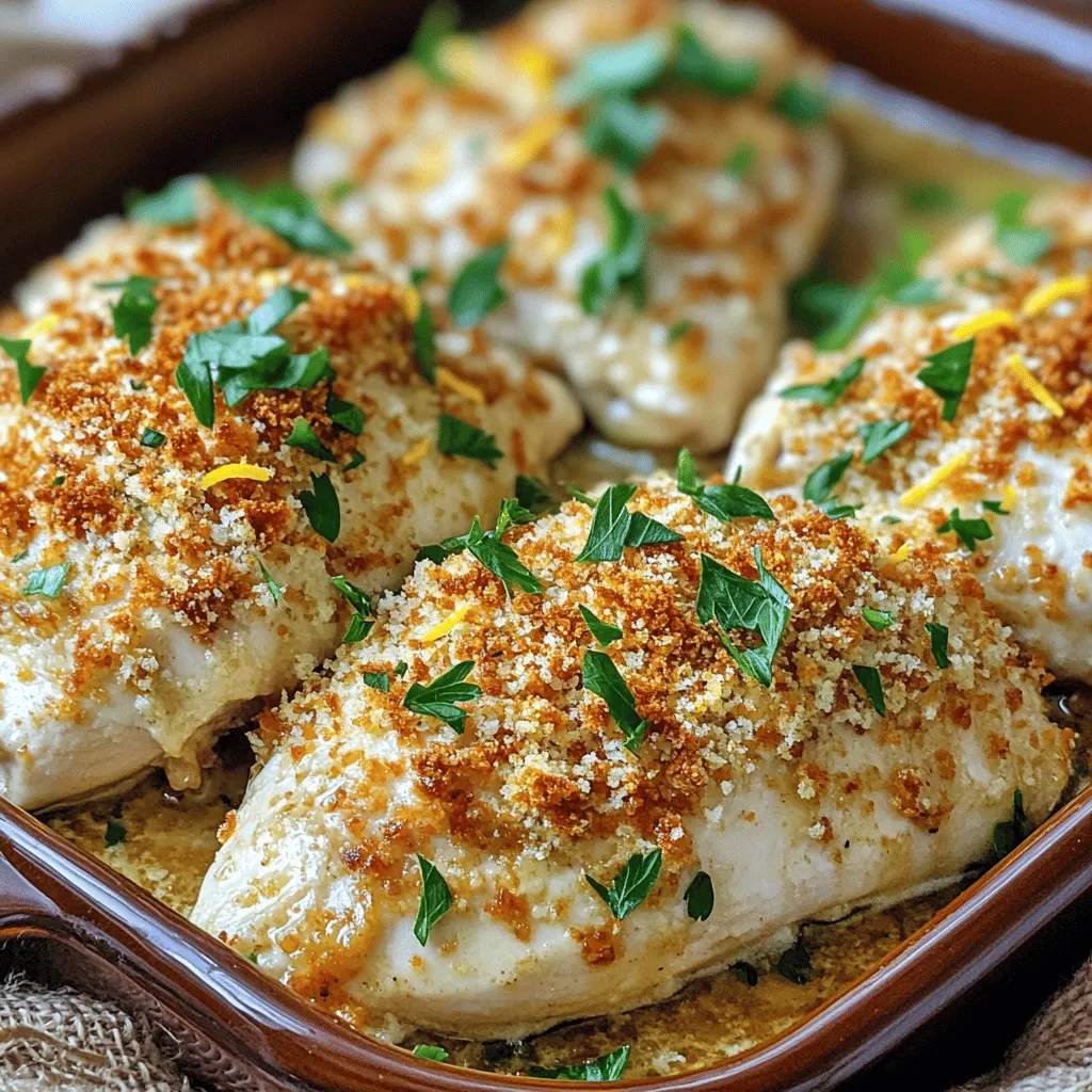 - 4 boneless, skinless chicken breasts - 1 cup Caesar dressing - 1/2 cup grated Parmesan cheese