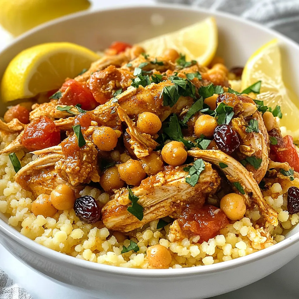 Moroccan Chicken Couscous Flavorful and Simple Dish