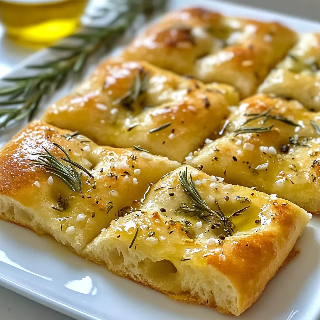 Irresistible Garlic Rosemary Focaccia Bread Recipe