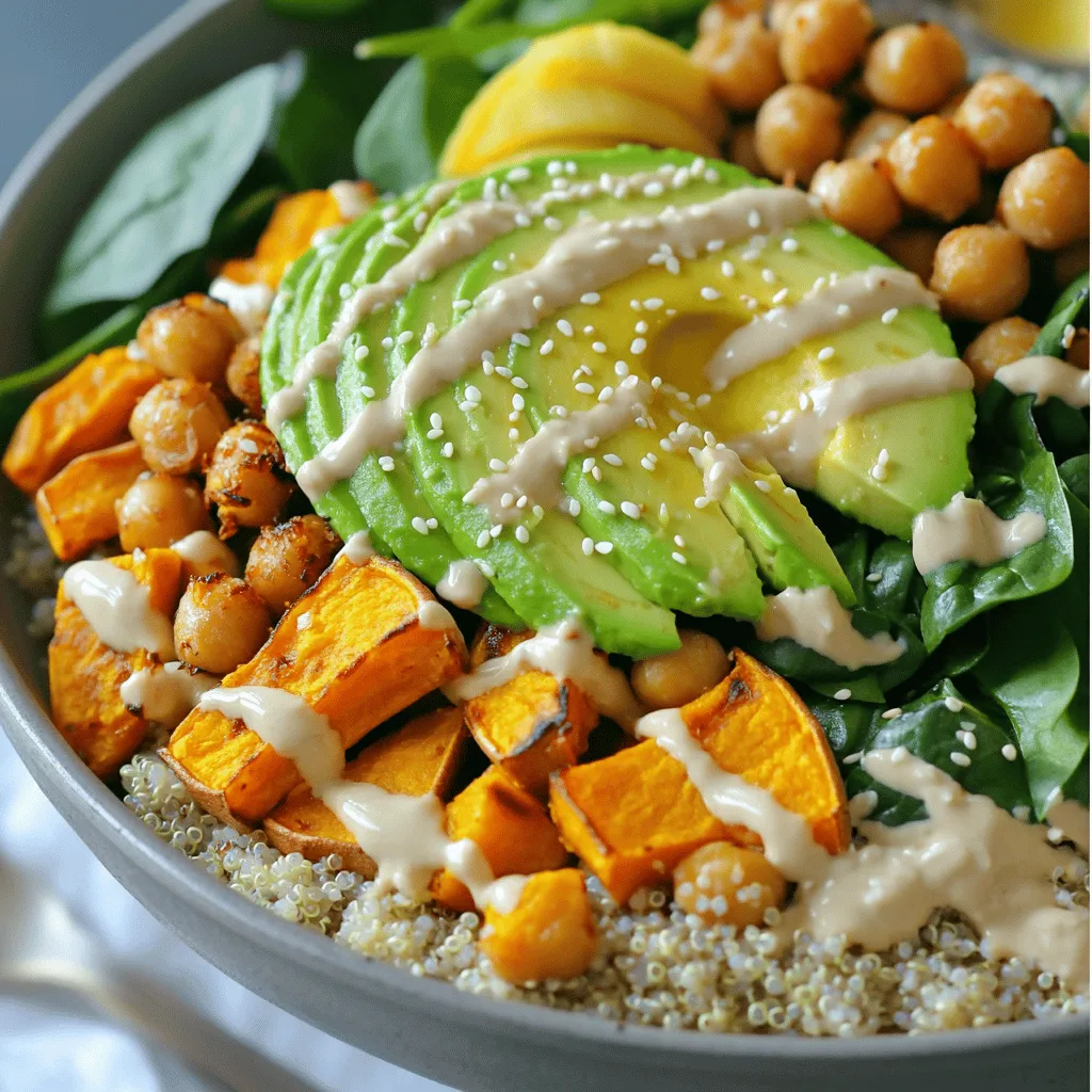 Roasted Sweet Potato Buddha Bowl Healthy and Simple