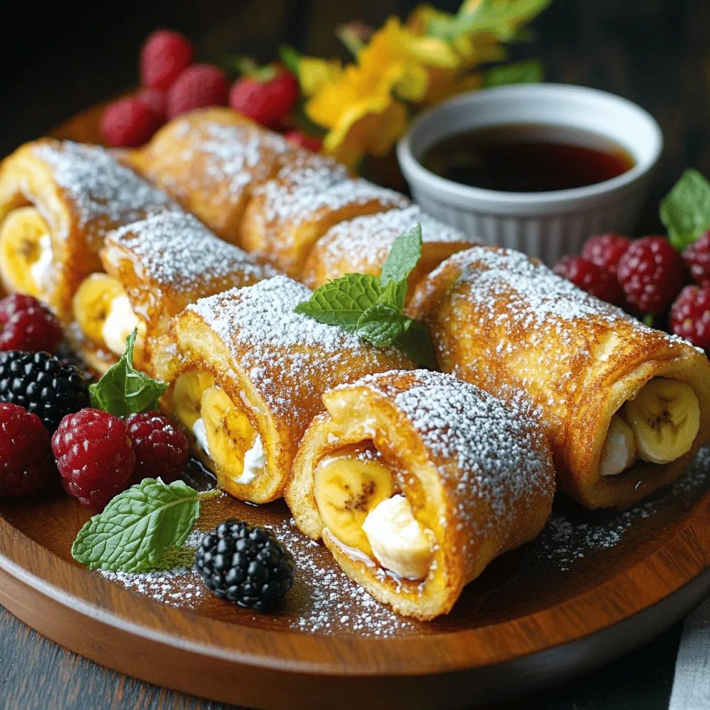 French Toast Roll-Ups Tasty Breakfast Delight