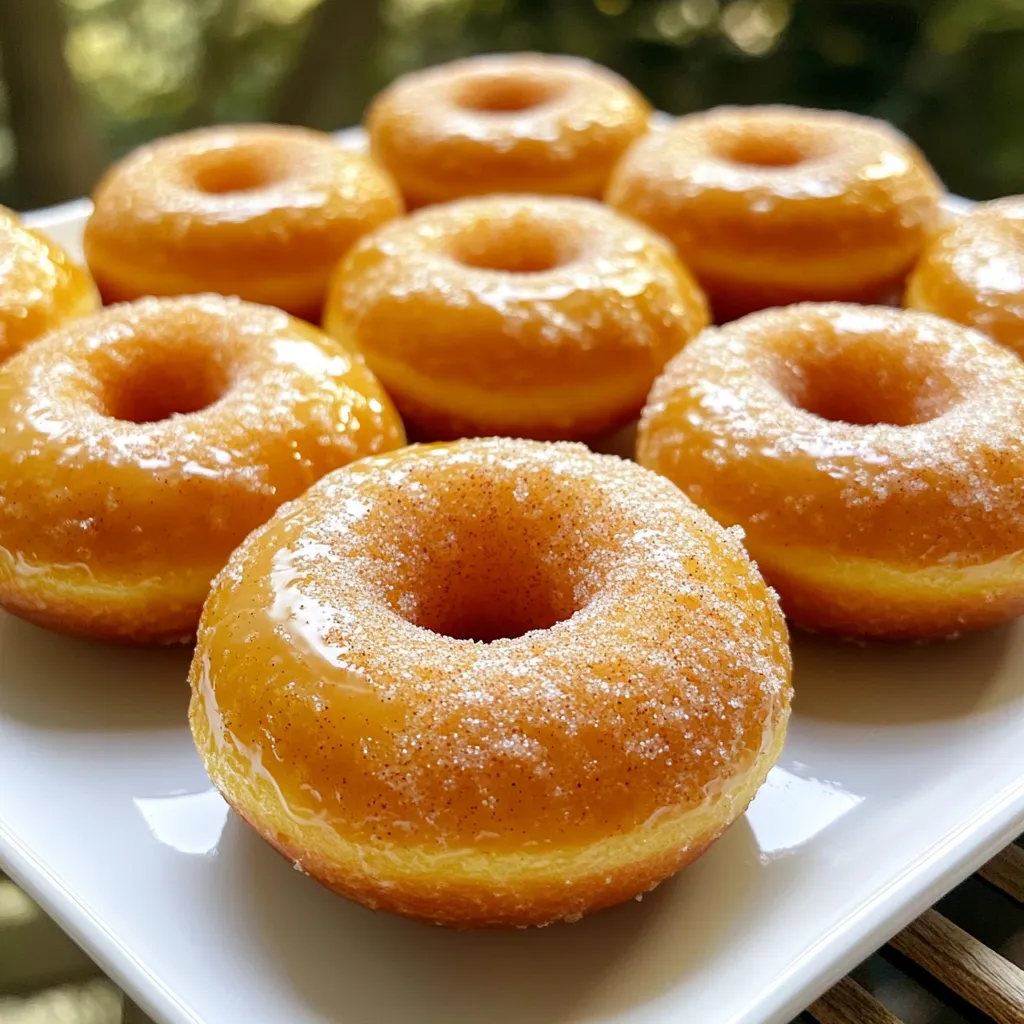 Cinnamon Sugar Pumpkin Donuts Perfectly Delicious Treat
