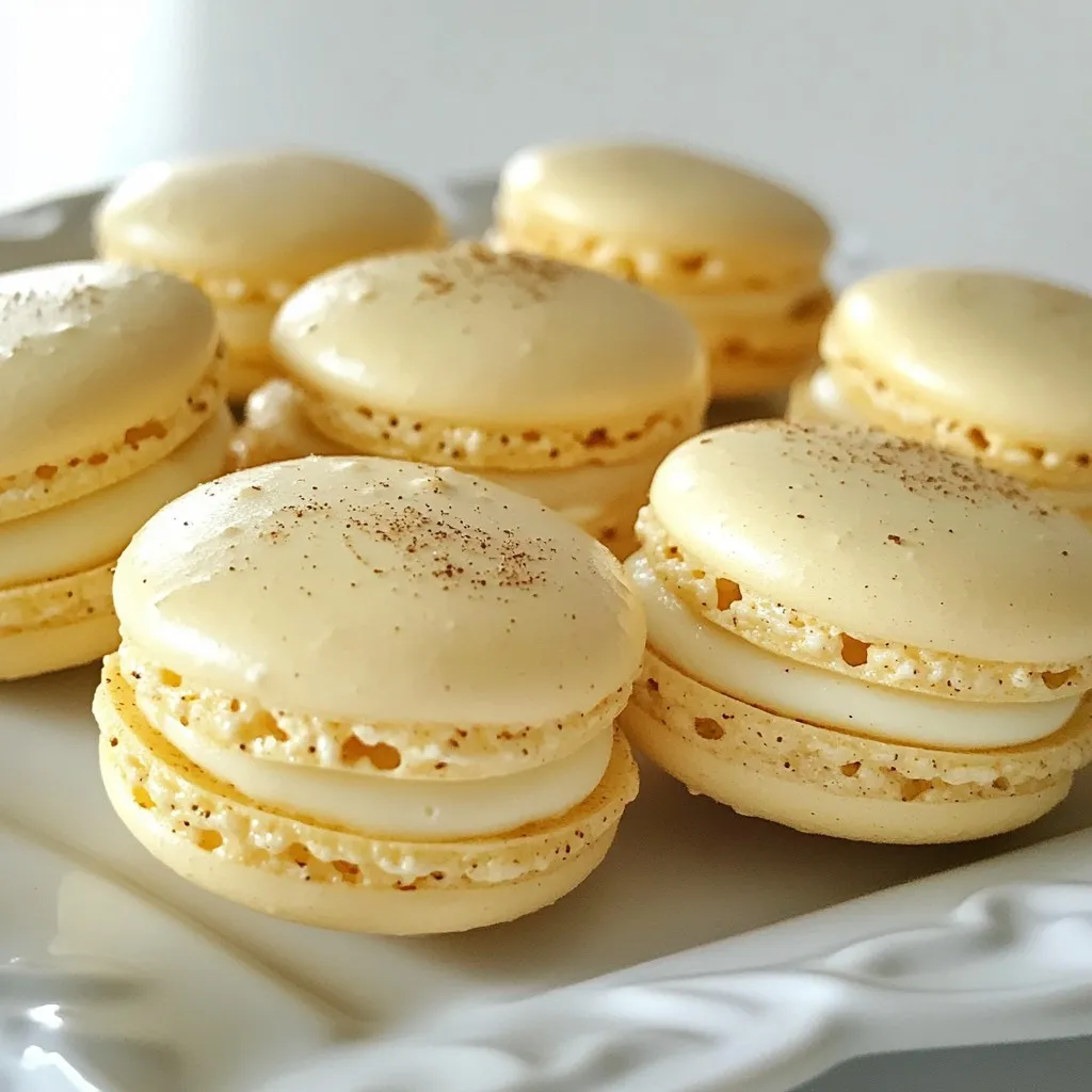 Eggnog Macarons Delightful Holiday Treat Guide