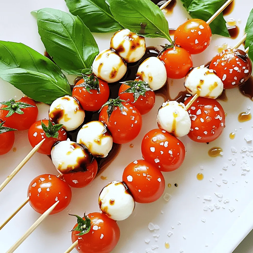 Mini Caprese Skewers: Tasty Easy Appetizer Recipe