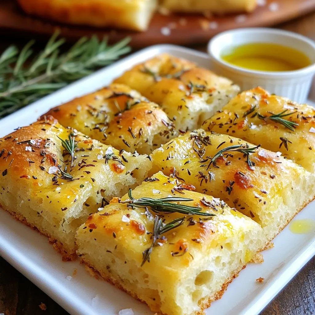 Herb Garlic Focaccia Bread Simple and Flavorful Recipe