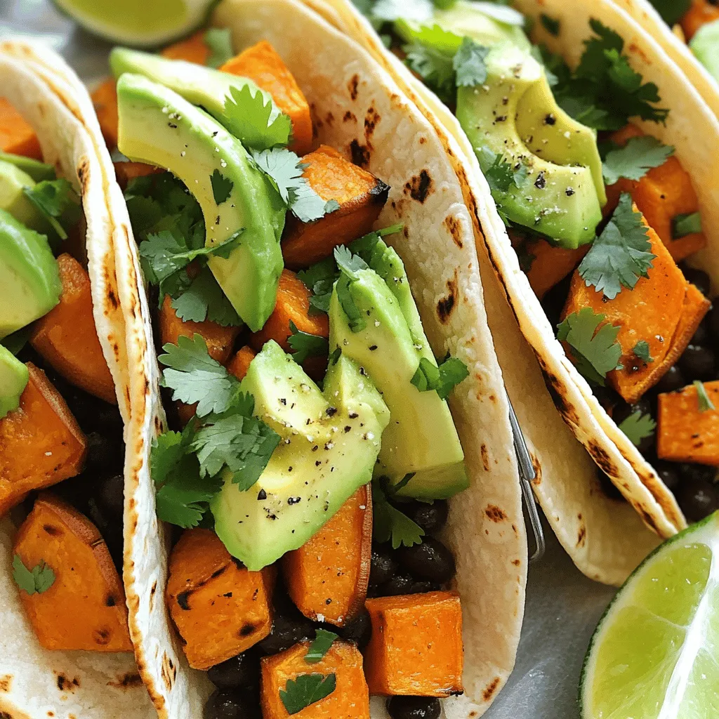 Sweet Potato Black Bean Tacos Flavorful and Healthy Meal
