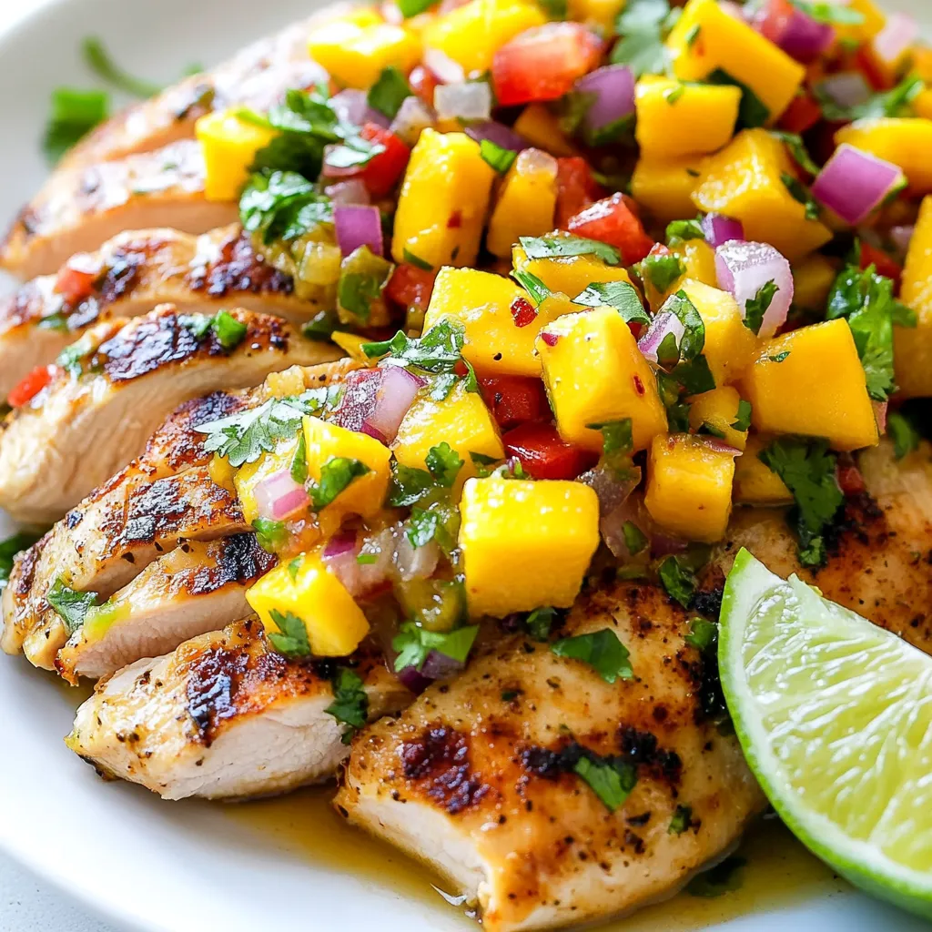 Mango Salsa Chicken Flavorful and Simple Recipe