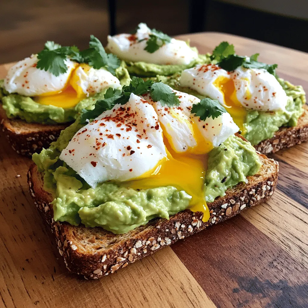 Avocado Toast with Poached Egg Delicious and Simple