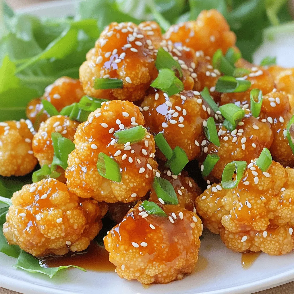 Sticky Sesame Cauliflower Flavorful and Crunchy Treat