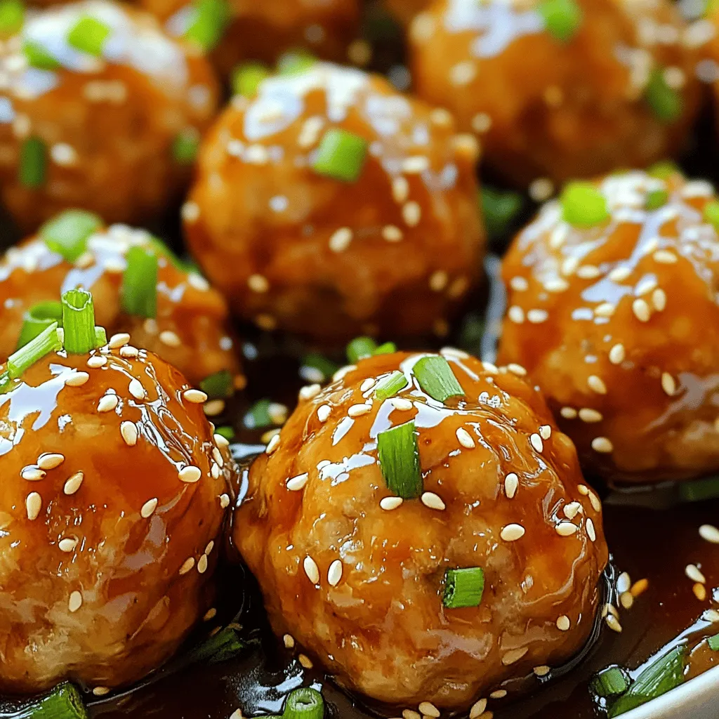 Teriyaki Glazed Chicken Meatballs Savory and Easy Dish