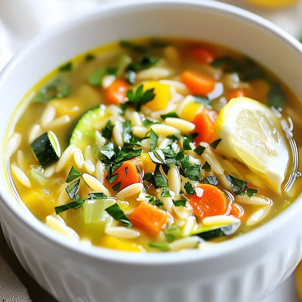 Vegetable Orzo Soup Wholesome and Flavorful Recipe