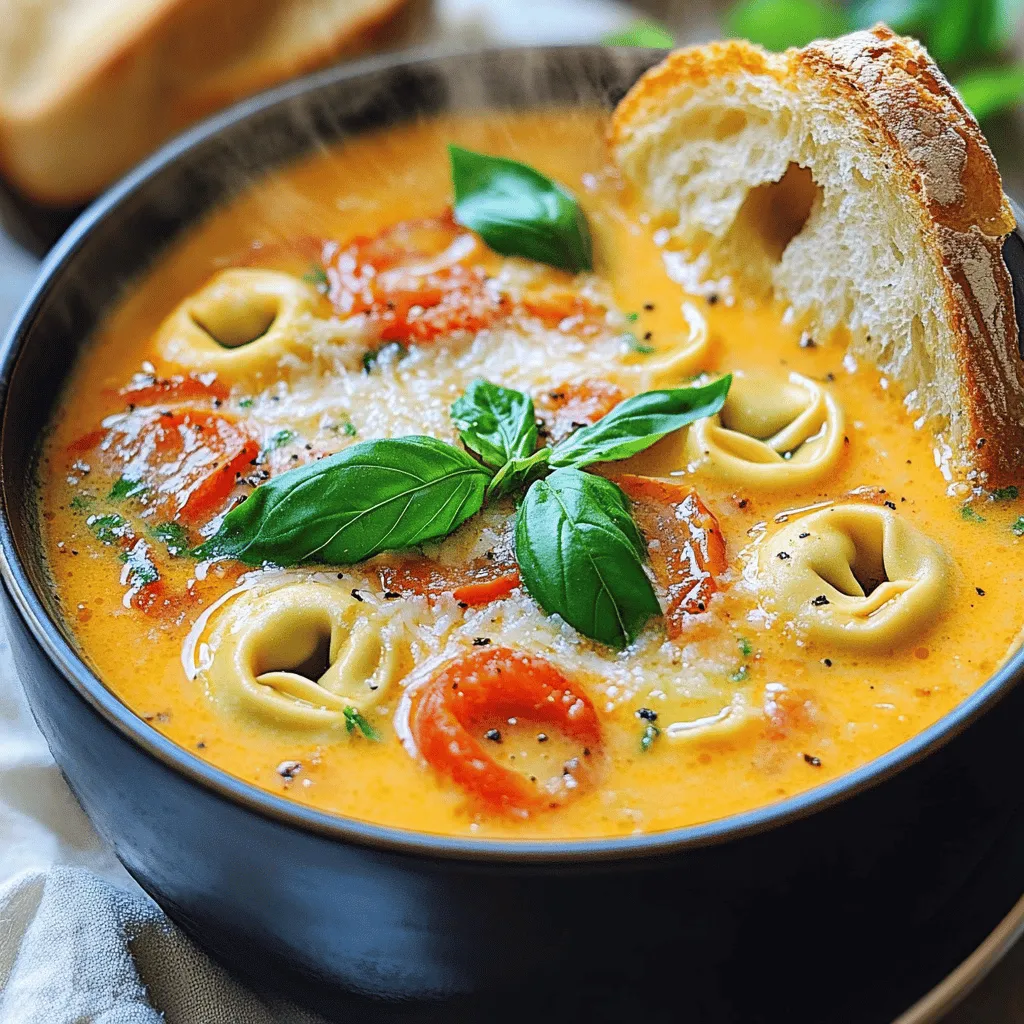 Creamy Tomato Tortellini Soup Easy and Flavorful Meal