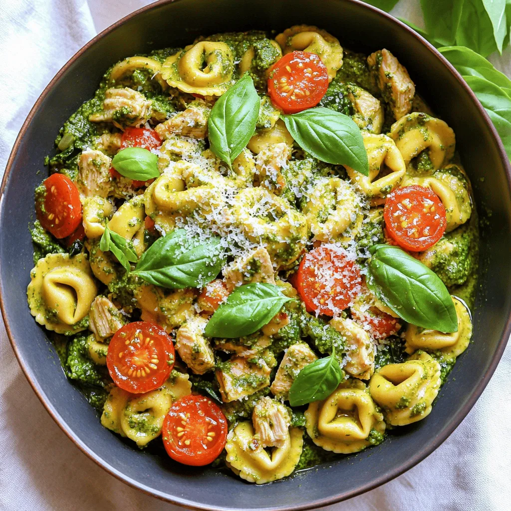 Pesto Chicken Tortellini Easy Weeknight Meal Idea