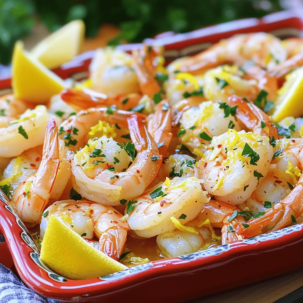 Zesty Lemon Garlic Shrimp Flavorful and Easy Dish