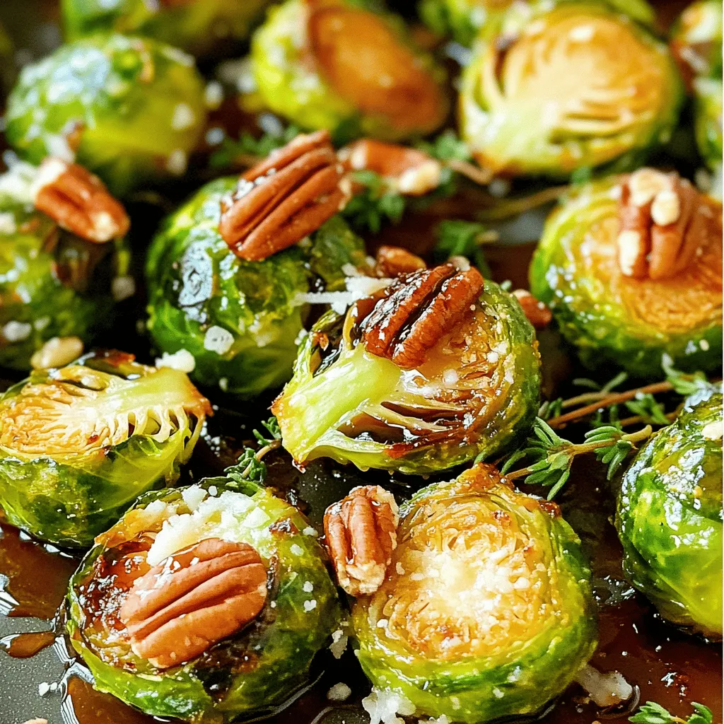 Balsamic Glazed Brussels Sprouts Flavorful Side Dish