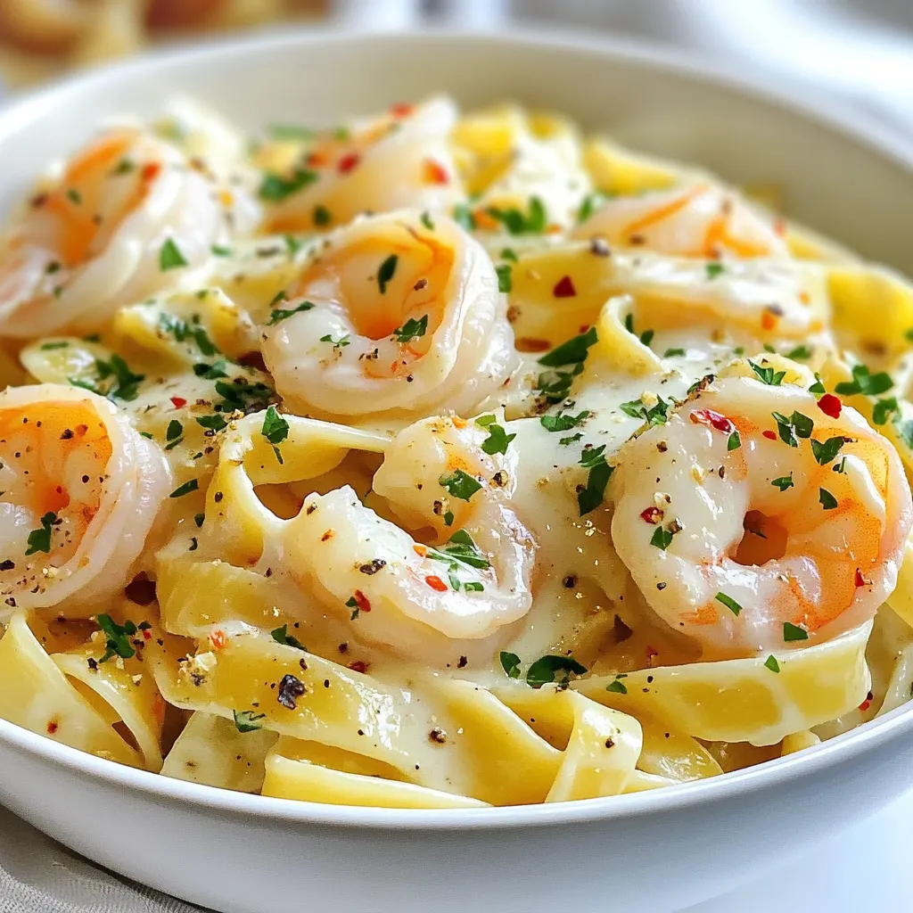 Creamy Garlic Shrimp Pasta Delightful and Easy Recipe