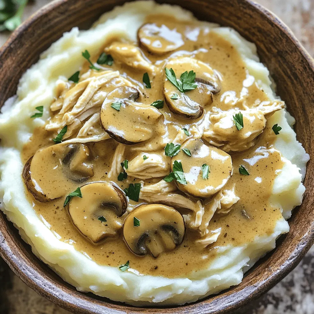 Creamy Mushroom Chicken Slow Cooker Delight