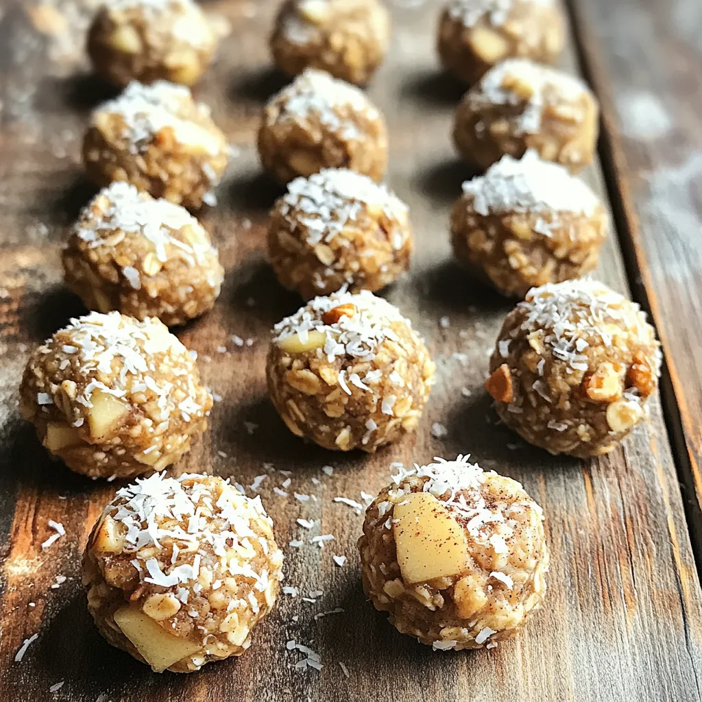 No-Bake Apple Pie Energy Bites Delicious Snack Idea