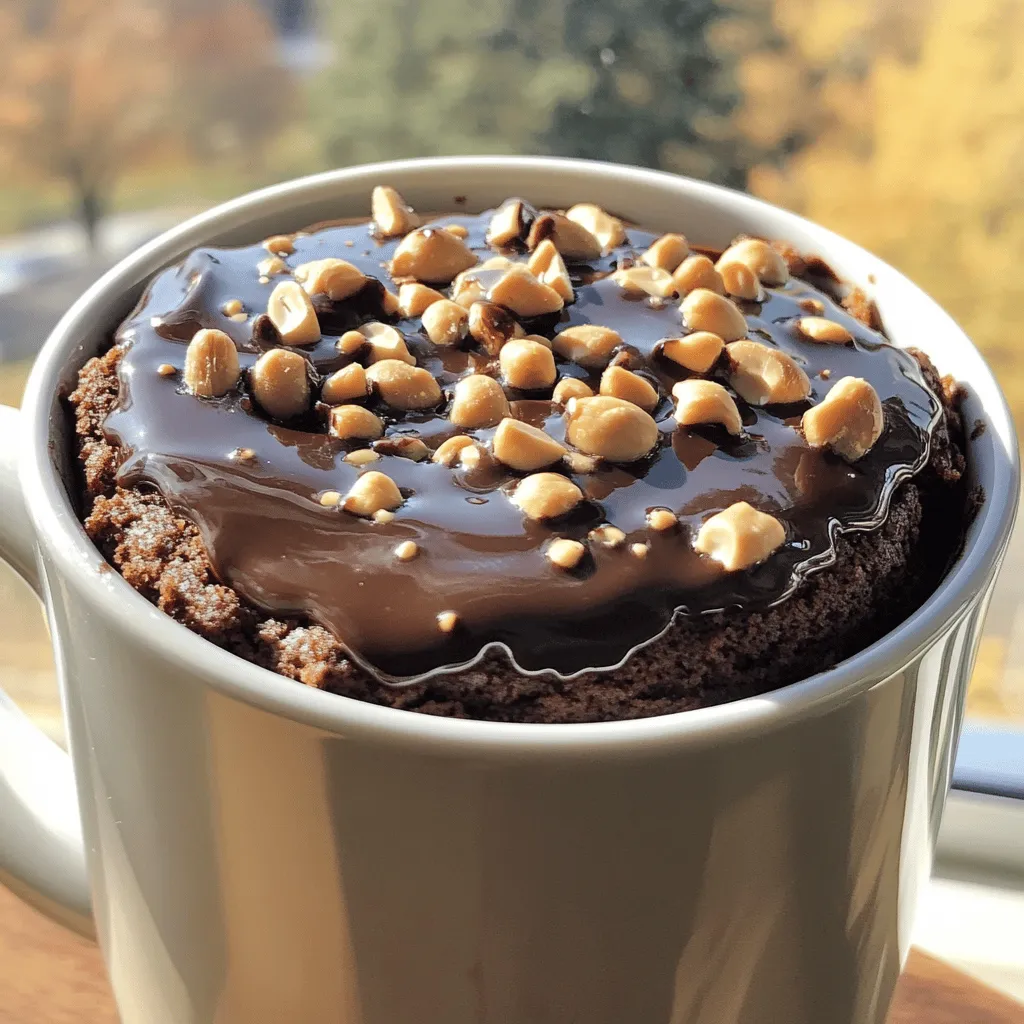 Chocolate Peanut Butter Mug Cake Simple and Tasty Treat