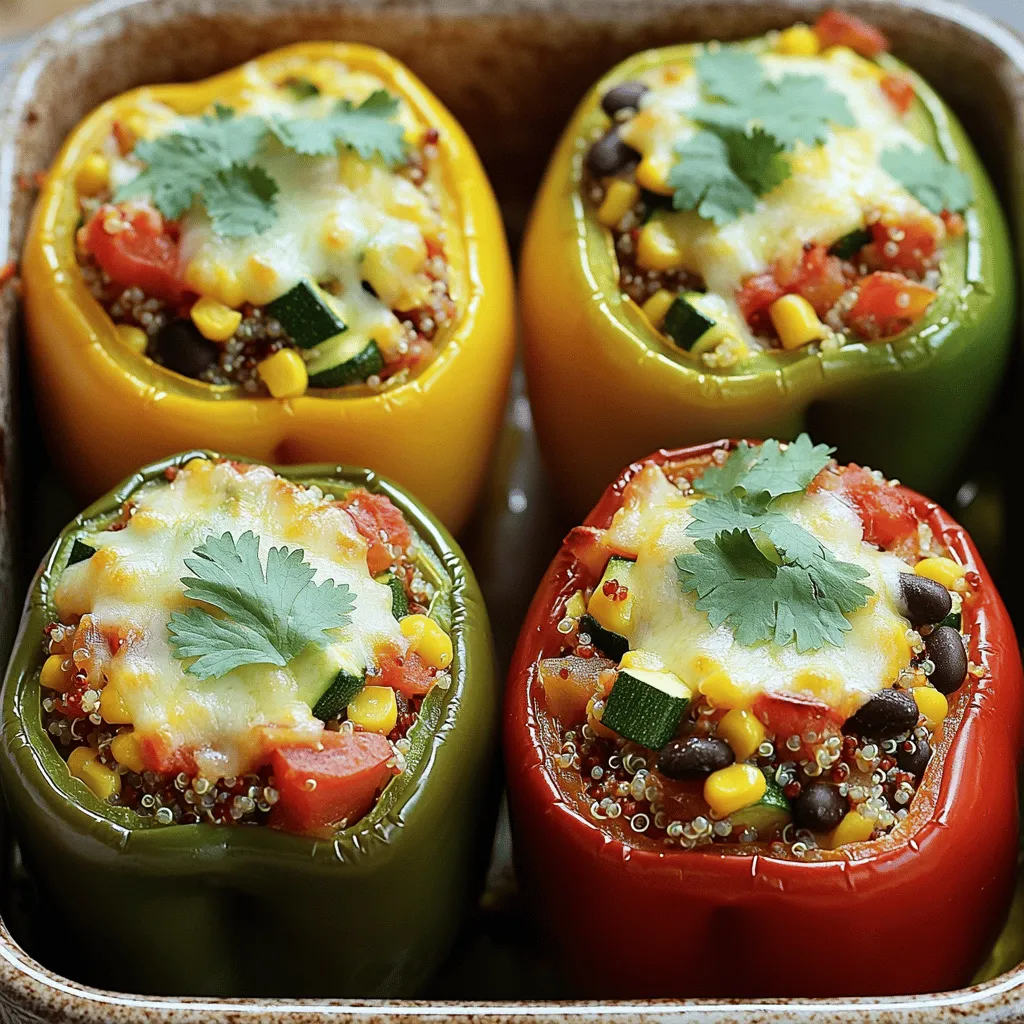 Savory Veggie Stuffed Peppers Simple and Healthy Meal